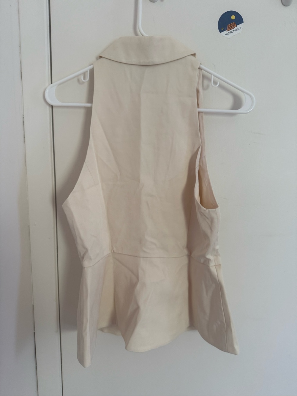 New Reformation Cream Rylan Top - Picture 6 of 8